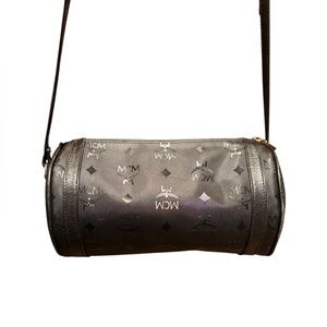 MCM Black Logo Crossbody Bag